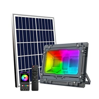 60watt 100w luci solari a LED Inondazioni esterne tricolore con riflettore musicale