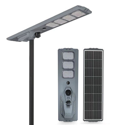 Controllo della luce intelligente luce solare stradale con fotocamera e batteria al litio ferro fosfato 75Ah