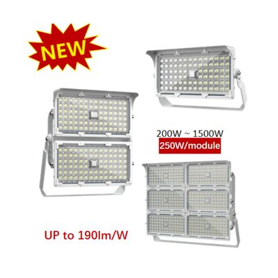 Proiettore LED ad alta luminosità per campi da calcio con tecnologia Smart Chip