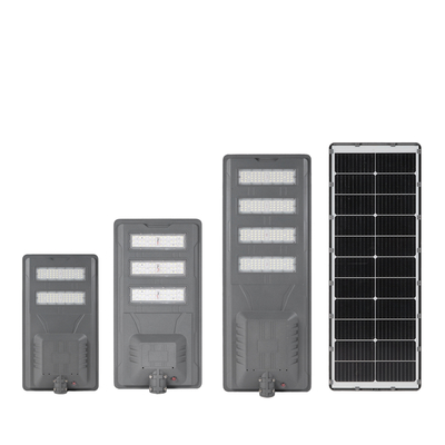 Lampione stradale a LED impermeabile all-in-one con sensore di movimento e alimentazione solare