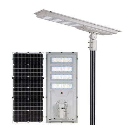 Lampada stradale solare a LED commerciale per giardino, illuminazione esterna, sensore di movimento, per strada, opzionale