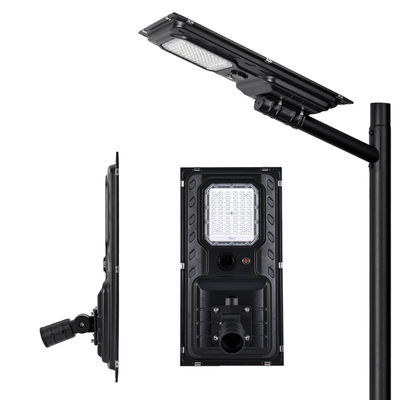Lampione stradale solare telecomandato 180LM/W con fascio 90*150° per strade rurali e di villaggio